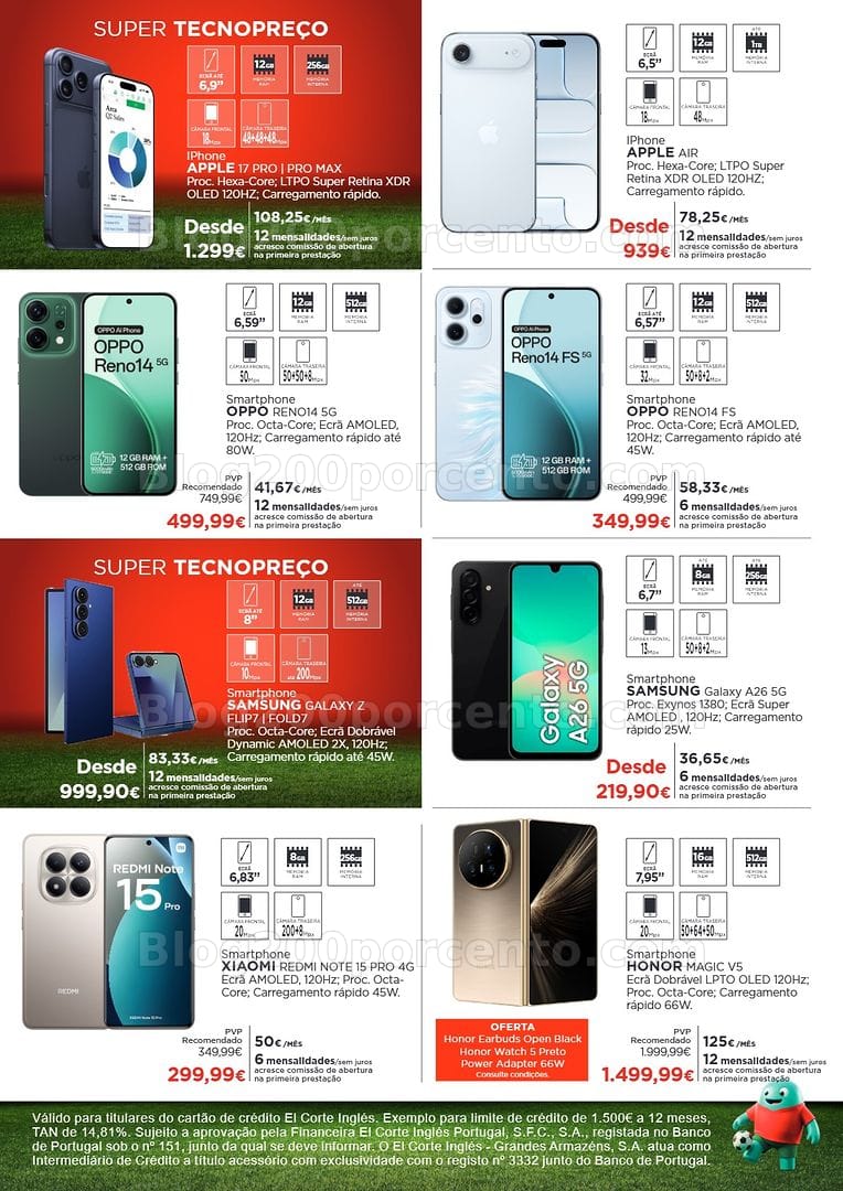 Antevisão Folheto EL CORTE INGLÉS Tecnologia Promoções de 25 junho a 8 julho
