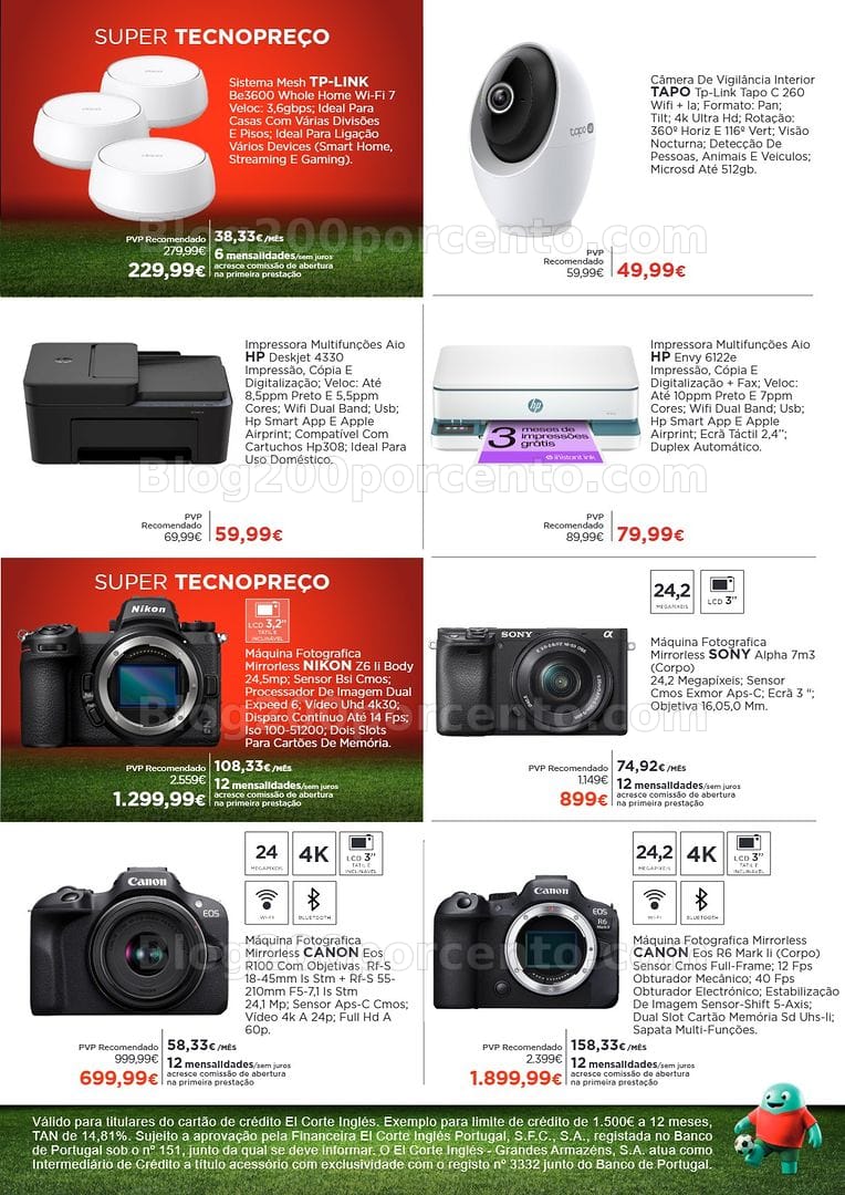 Antevisão Folheto EL CORTE INGLÉS Tecnologia Promoções de 25 junho a 8 julho