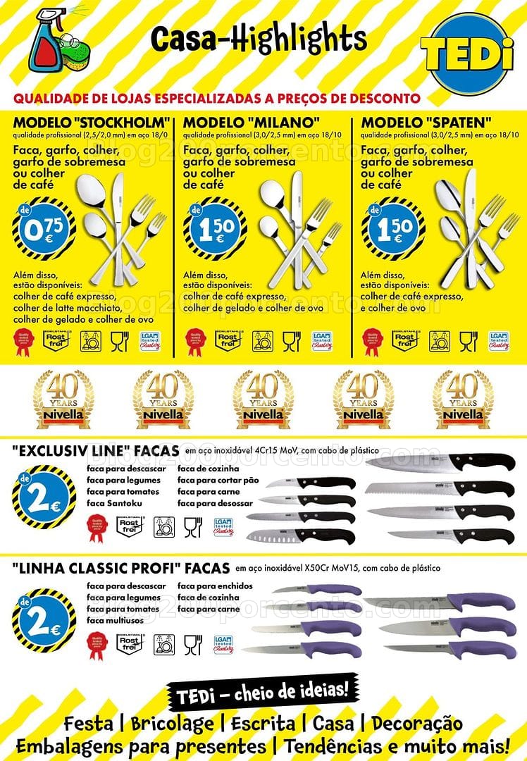 Antevisão Folheto TEDI Promoções de 12 a 19 junho