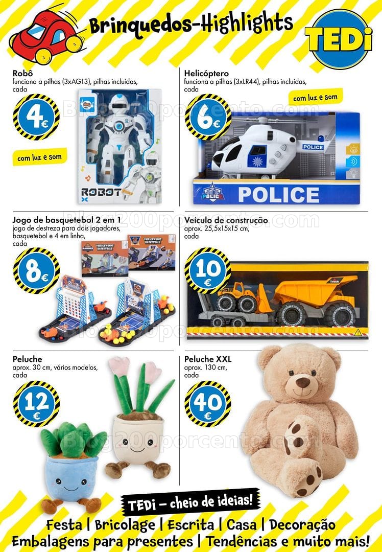 Antevisão Folheto TEDI Promoções de 12 a 19 junho