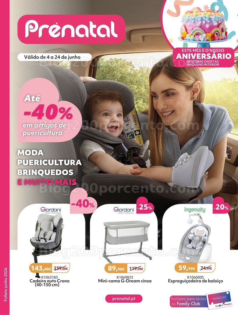 Antevisão Folheto PRÉNATAL Promoções de 4 a 24 junho