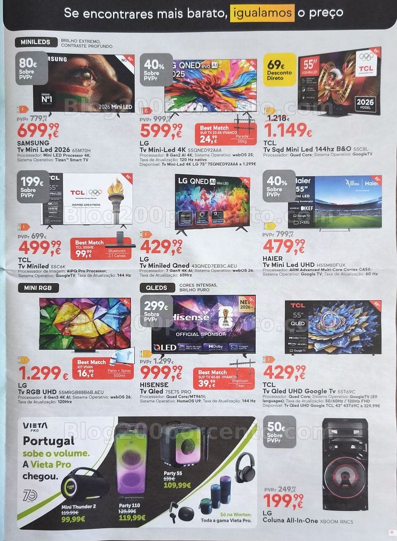 Antevisão Folheto WORTEN Promoções de 16 a 22 junho