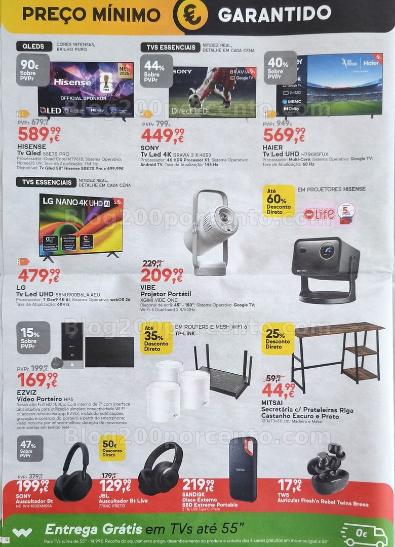 Antevisão Folheto WORTEN Promoções de 16 a 22 junho