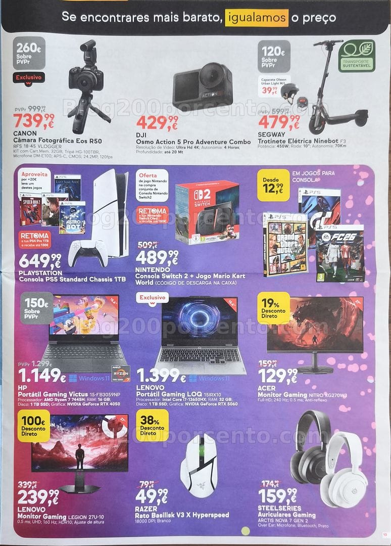 Antevisão Folheto WORTEN Promoções de 16 a 22 junho