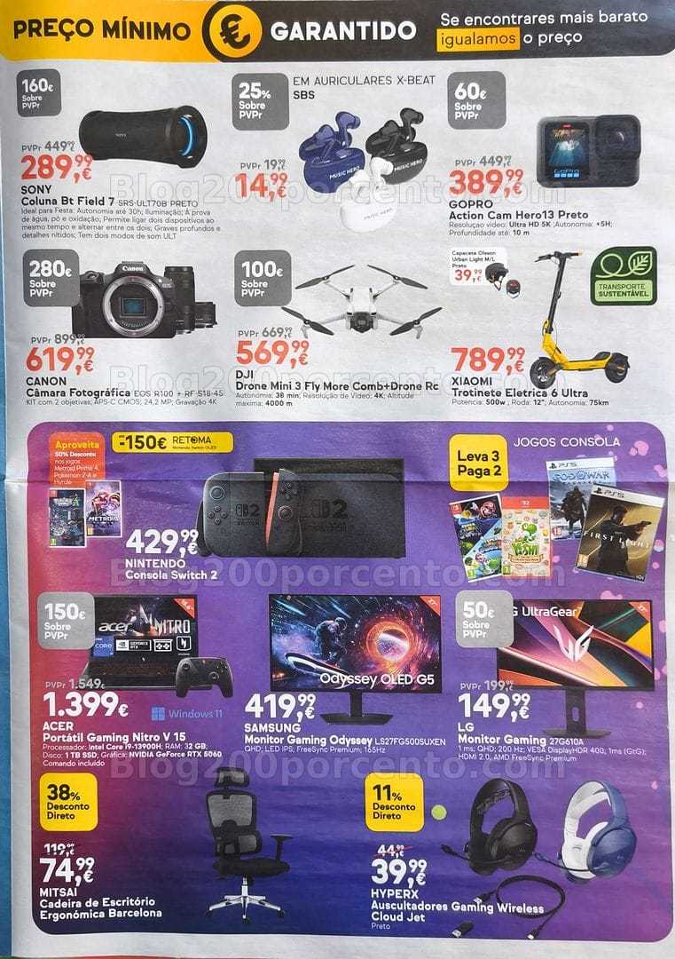 Antevisão Folheto WORTEN Promoções de 9 a 15 junho