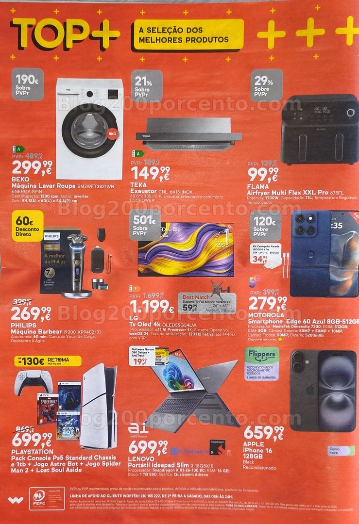 Antevisão Folheto WORTEN Promoções de 9 a 15 junho