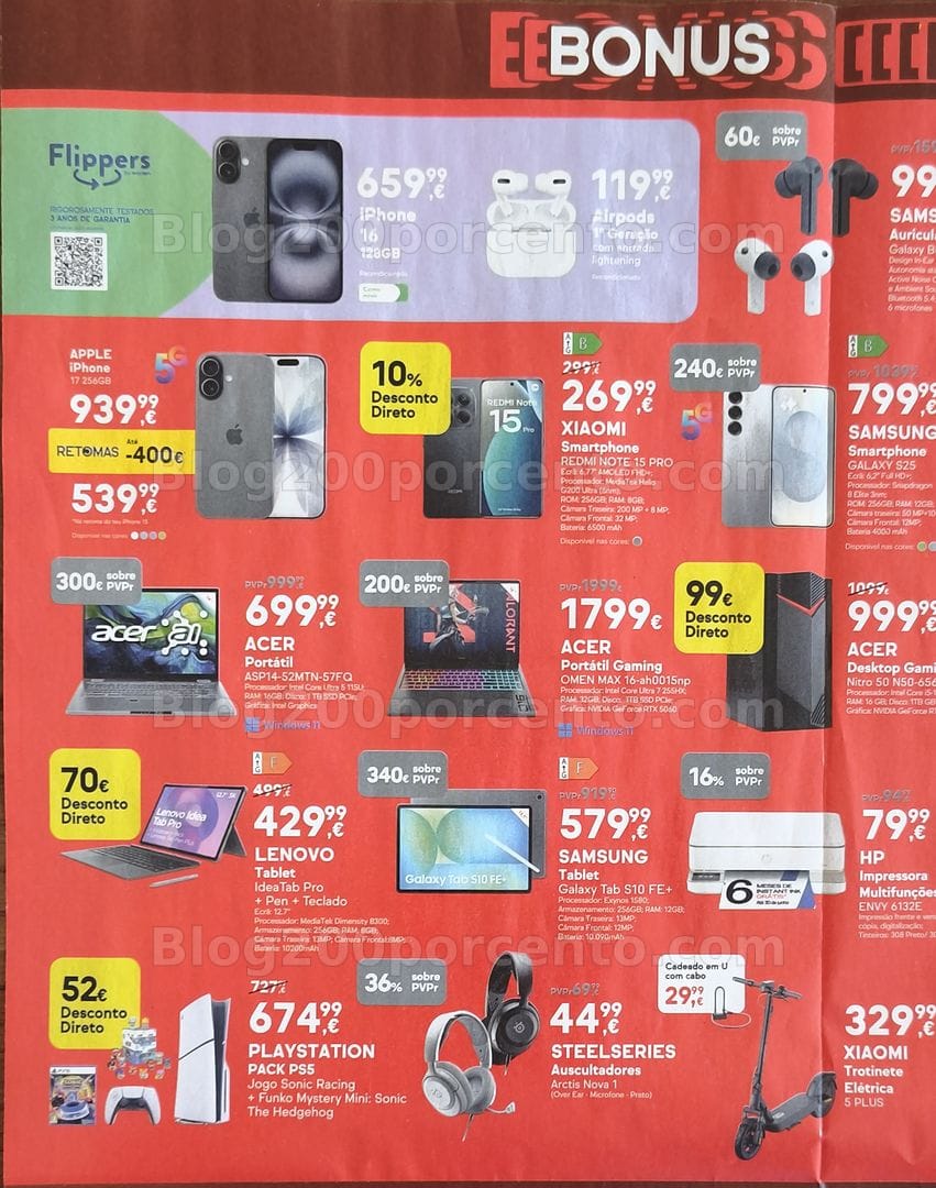 Antevisão Folheto WORTEN Bonus Days Promoções de 12 a 15 junho