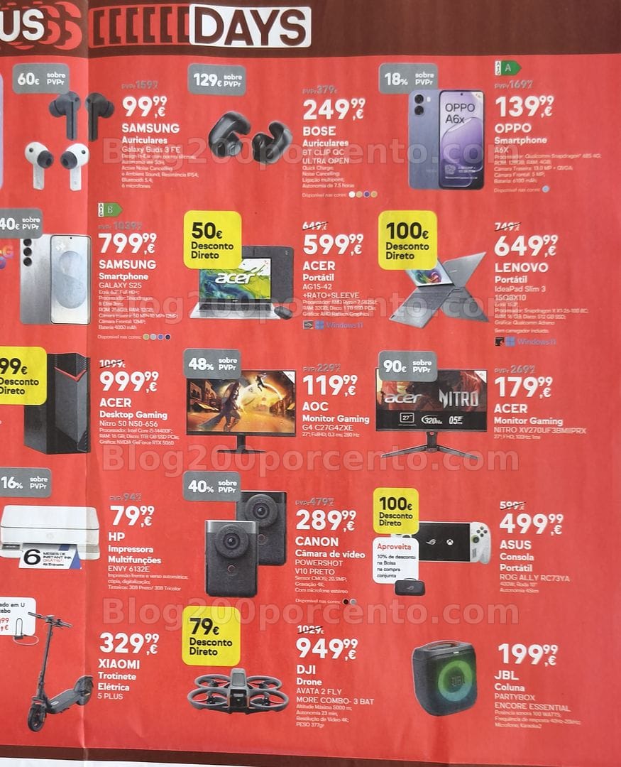Antevisão Folheto WORTEN Bonus Days Promoções de 12 a 15 junho