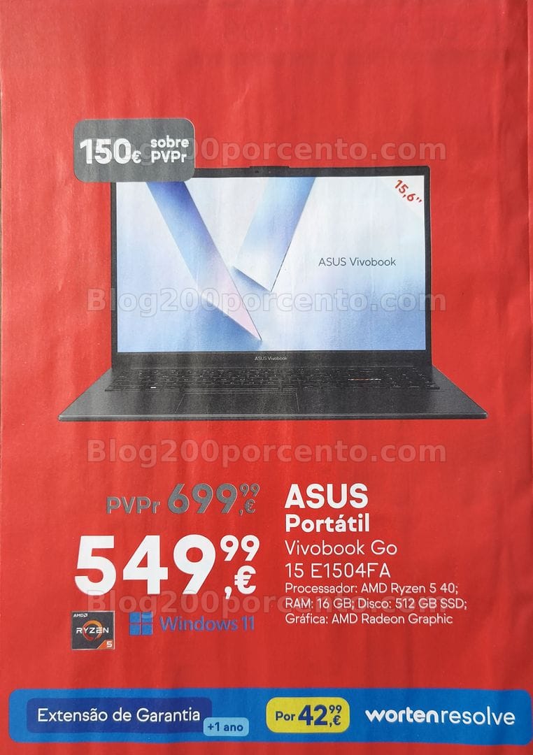 Antevisão Folheto WORTEN Bonus Days Promoções de 19 a 22 junho