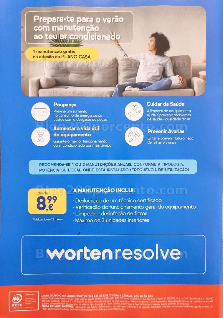 Antevisão Folheto WORTEN Climatização Promoções de 2 a 29 junho