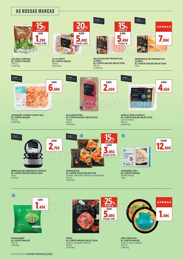 Antevisão Folheto EL CORTE INGLÉS Promoções de 10 a 23 julho