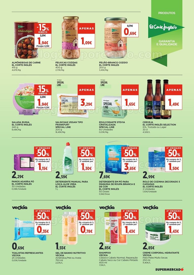 Antevisão Folheto EL CORTE INGLÉS Promoções de 10 a 23 julho