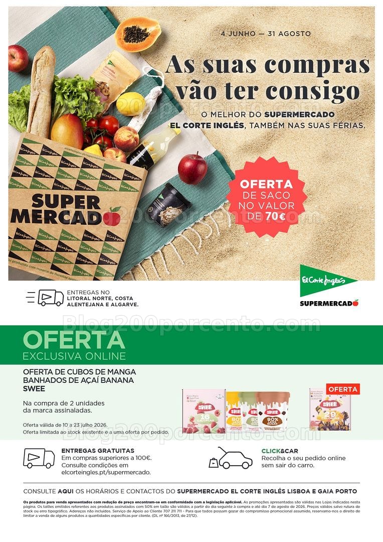 Antevisão Folheto EL CORTE INGLÉS Promoções de 10 a 23 julho