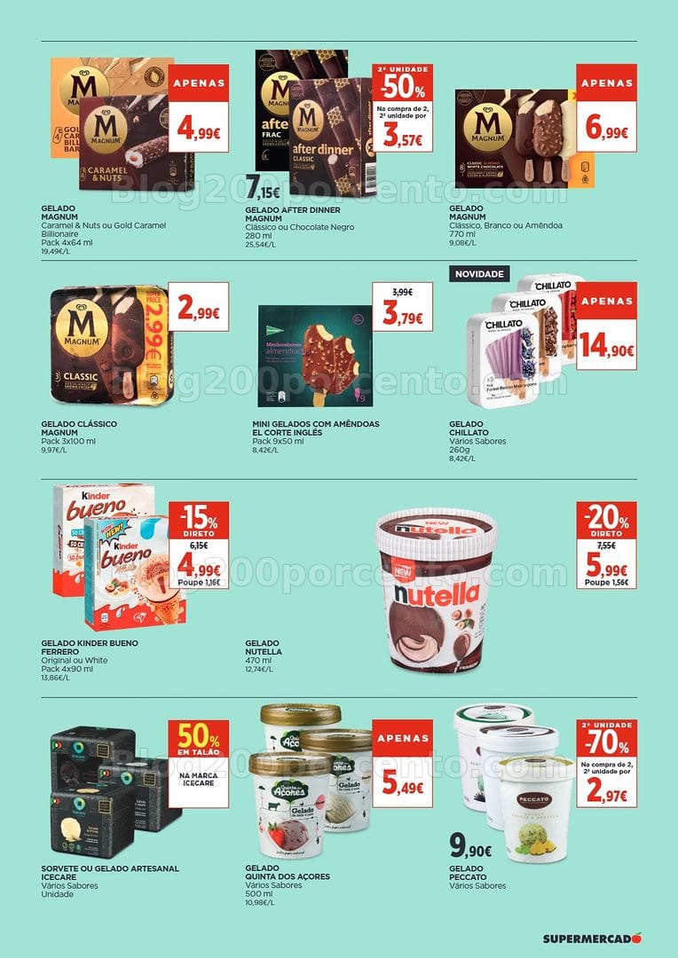 Antevisão Folheto EL CORTE INGLÉS Promoções de 10 a 23 julho