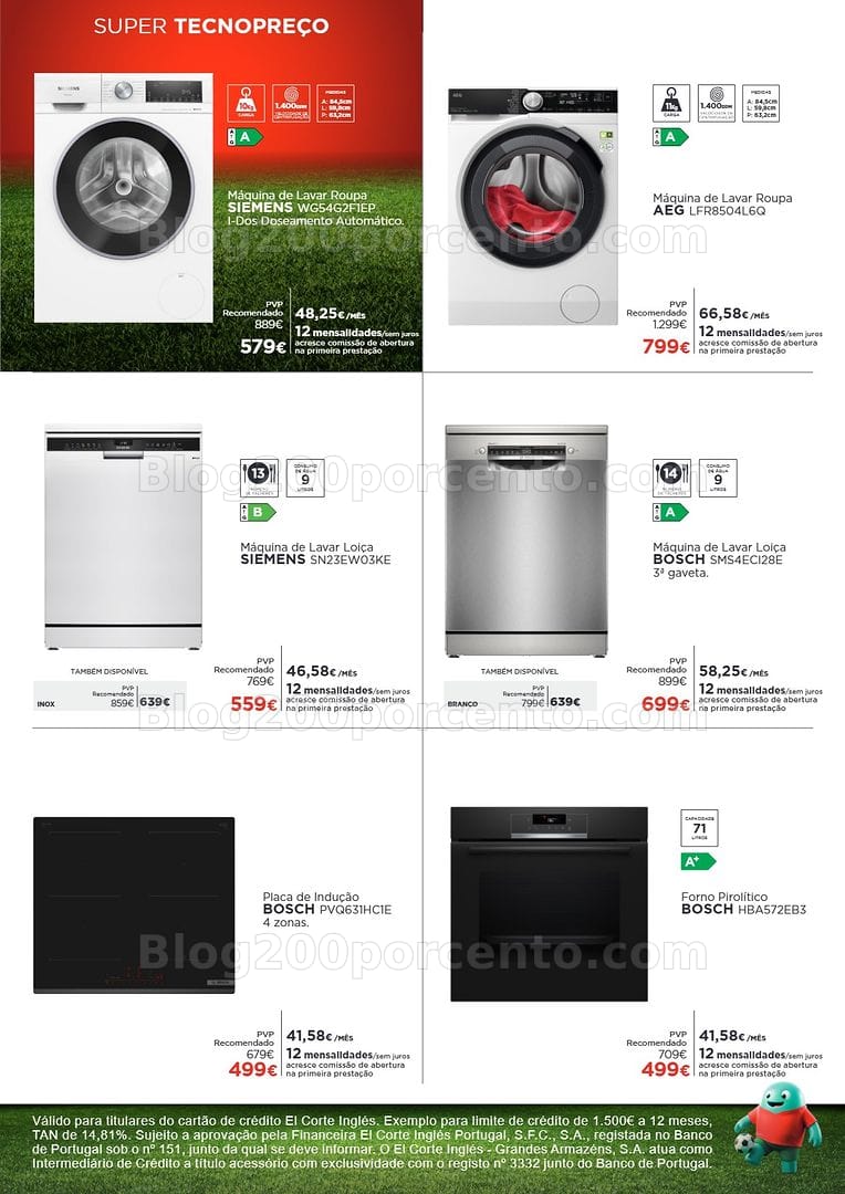 Antevisão Folheto EL CORTE INGLÉS Tecnologia Promoções de 17 a 29 julho