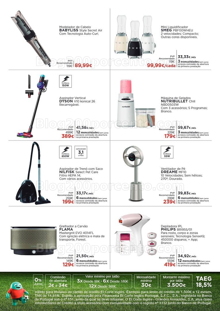 Antevisão Folheto EL CORTE INGLÉS Tecnologia Promoções de 17 a 29 julho