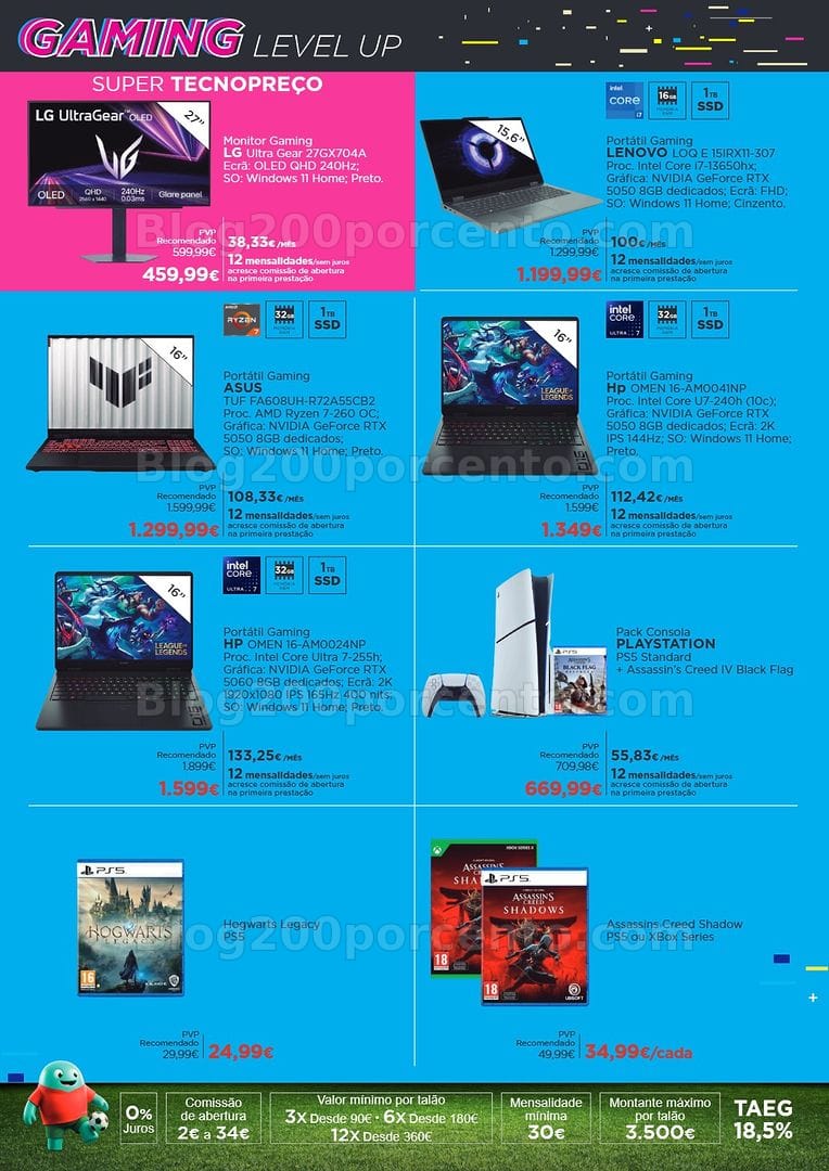 Antevisão Folheto EL CORTE INGLÉS Tecnologia Promoções de 17 a 29 julho