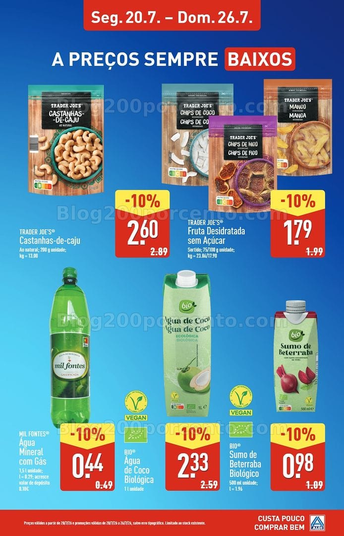 Antevisão Folheto ALDI Especial Aberturas Promoções até 26 julho - Mangualde