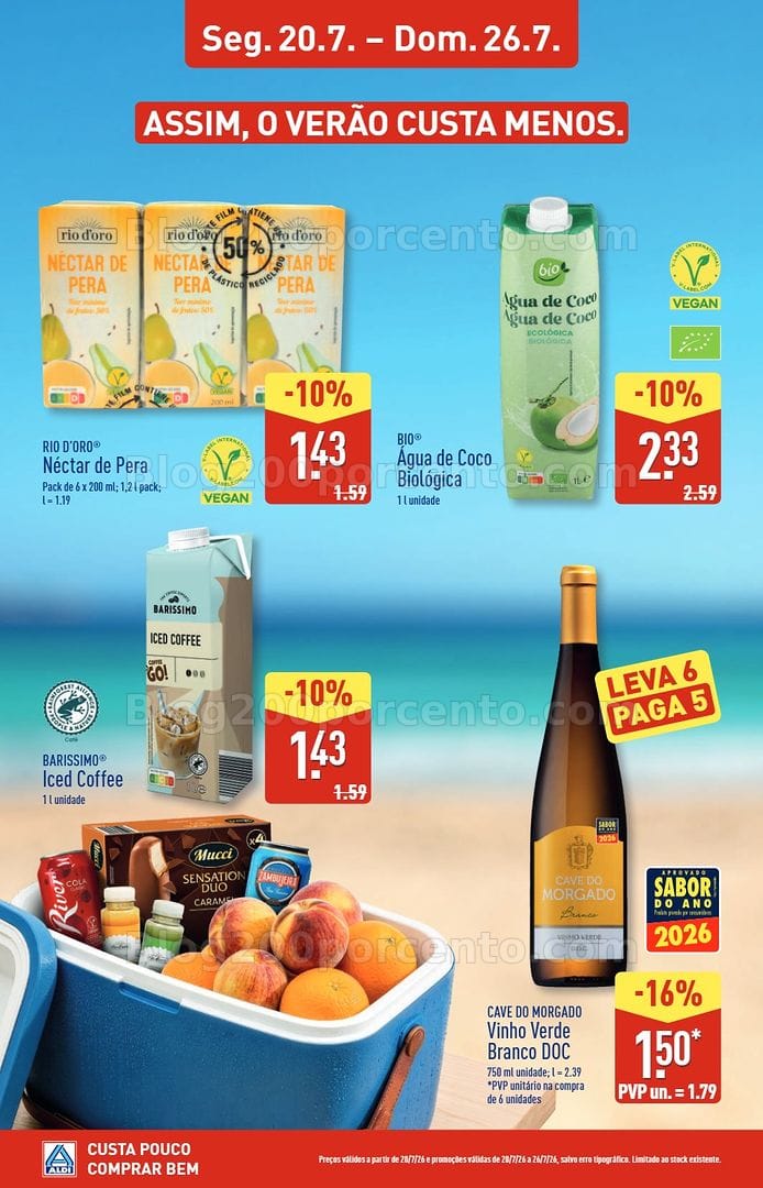 Antevisão Folheto ALDI Aberturas Promoções até 26 julho - Quarteira
