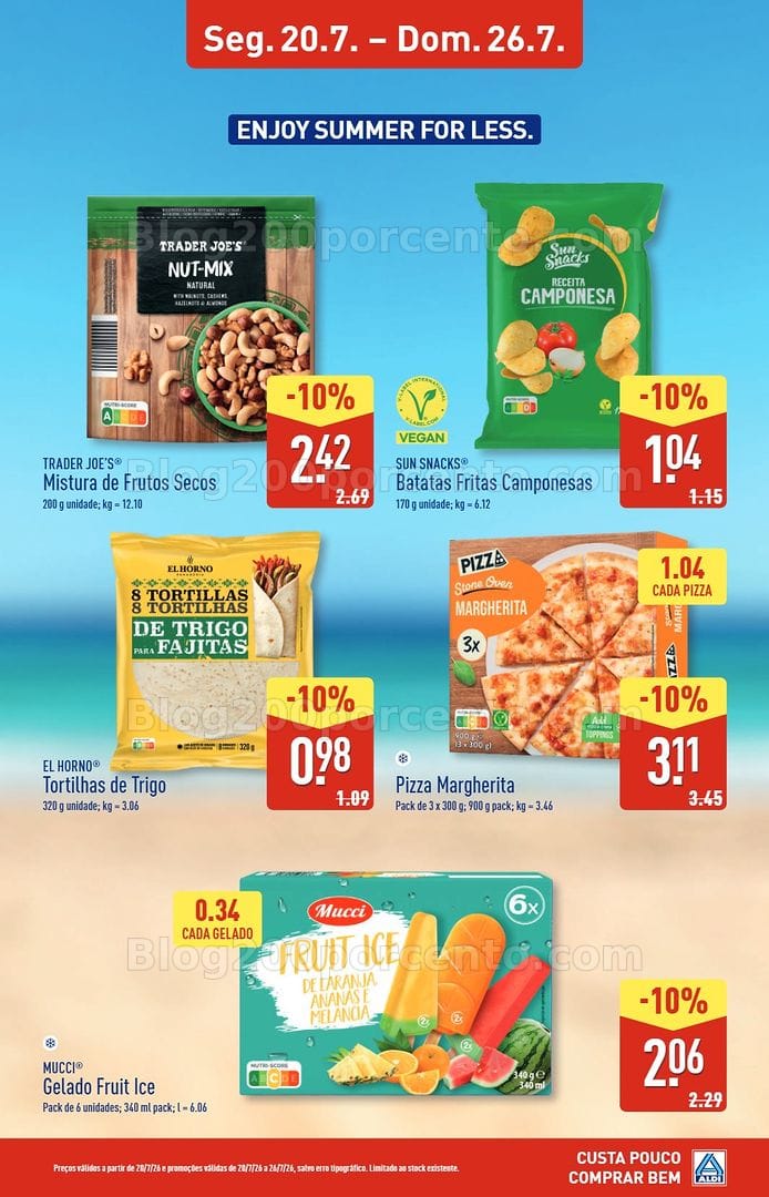 Antevisão Folheto ALDI Aberturas Promoções até 26 julho - Quarteira