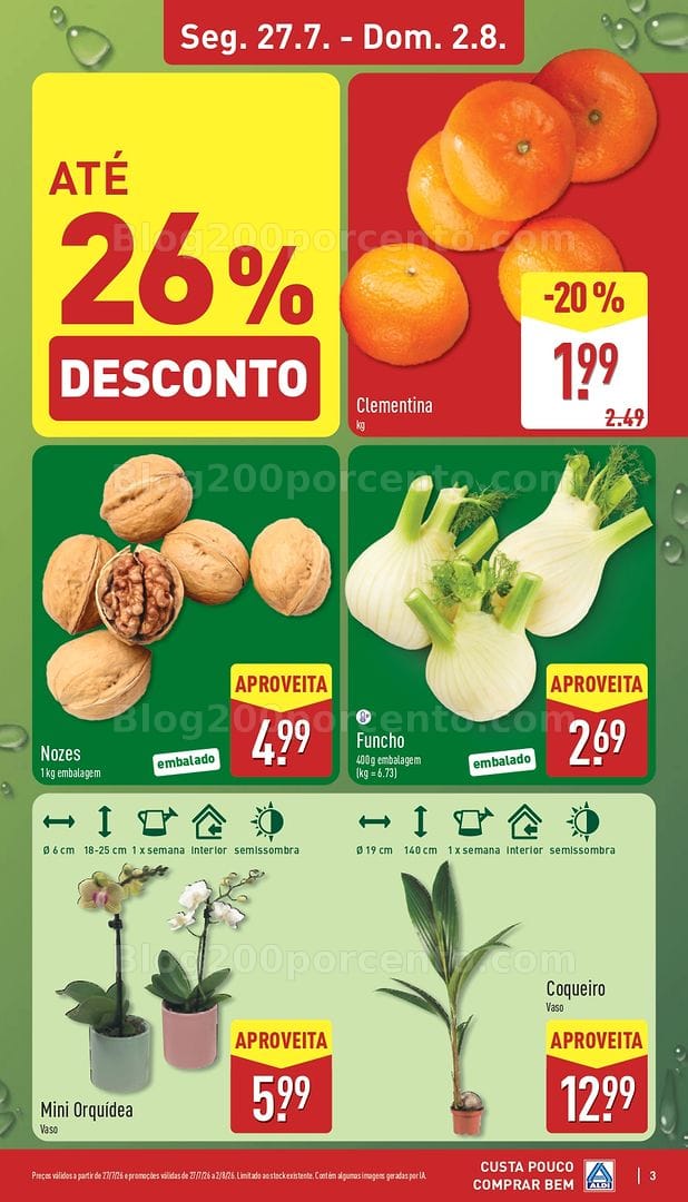 Antevisão Folheto ALDI Promoções de 27 julho a 2 agosto