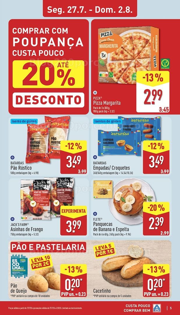 Antevisão Folheto ALDI Promoções de 27 julho a 2 agosto
