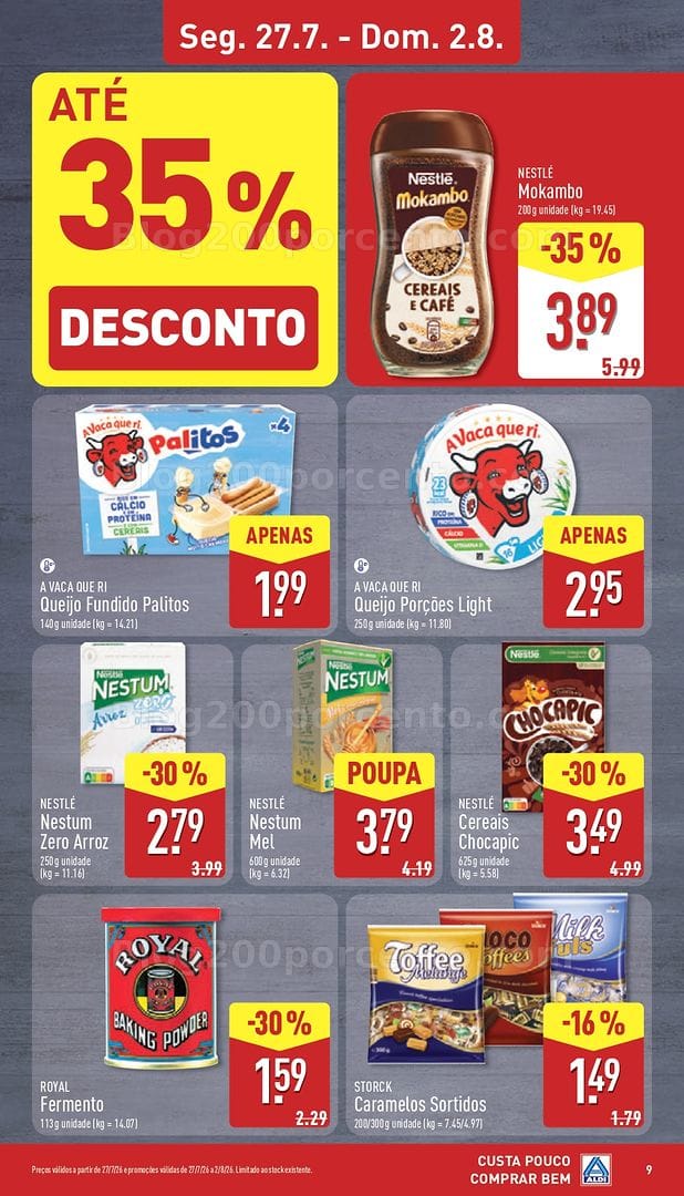 Antevisão Folheto ALDI Promoções de 27 julho a 2 agosto
