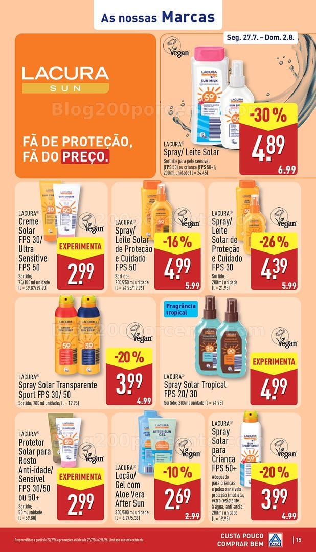 Antevisão Folheto ALDI Promoções de 27 julho a 2 agosto