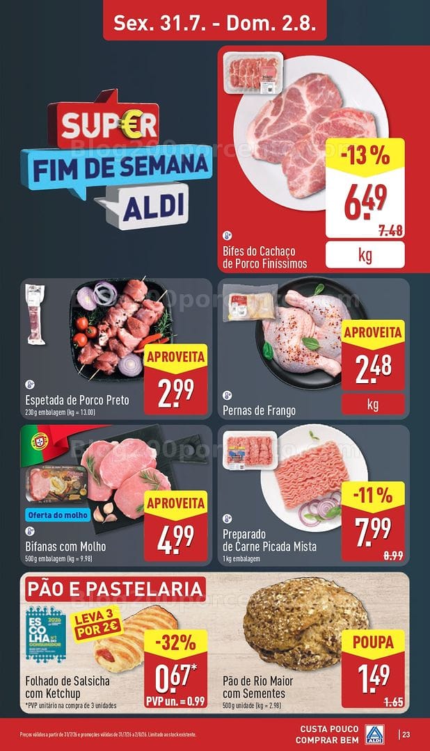 Antevisão Folheto ALDI Promoções de 27 julho a 2 agosto