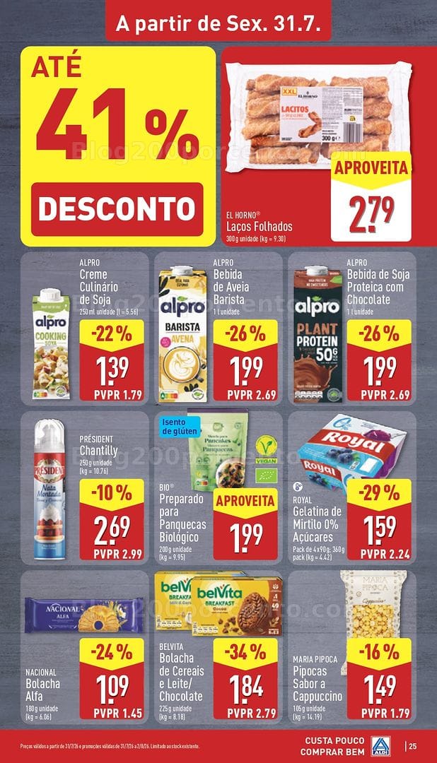Antevisão Folheto ALDI Promoções de 27 julho a 2 agosto