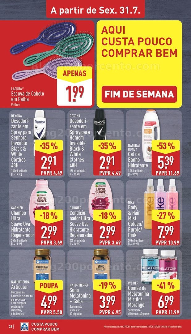 Antevisão Folheto ALDI Promoções de 27 julho a 2 agosto