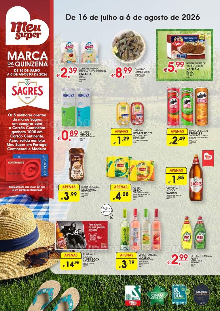 Antevisão Folheto MEU SUPER Promoções de 16 julho a 6 agosto