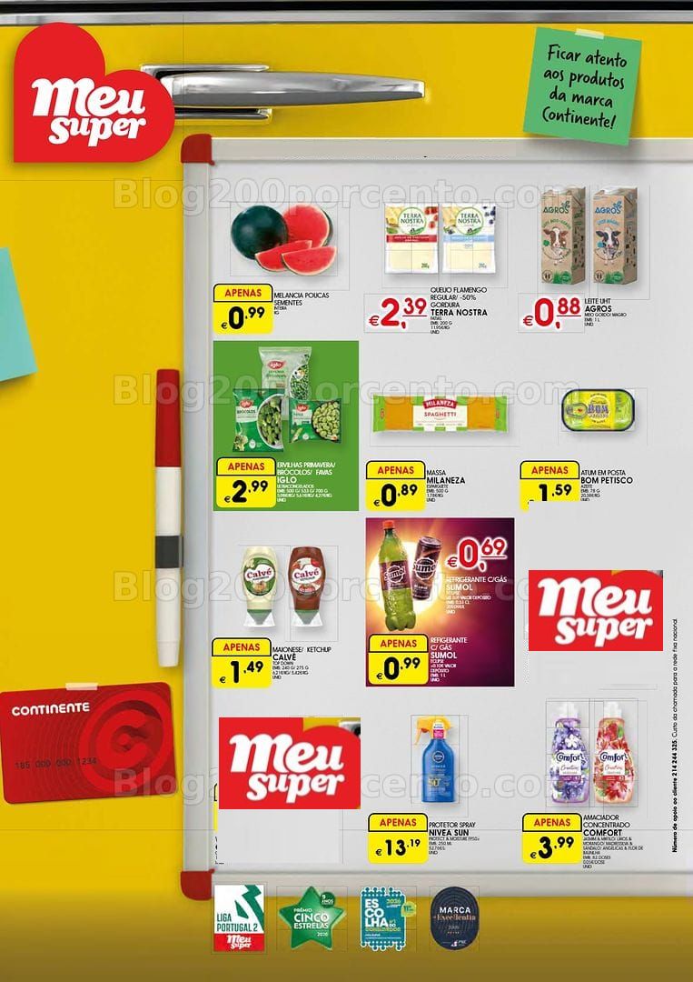Antevisão Folheto MEU SUPER Promoções até 3 agosto