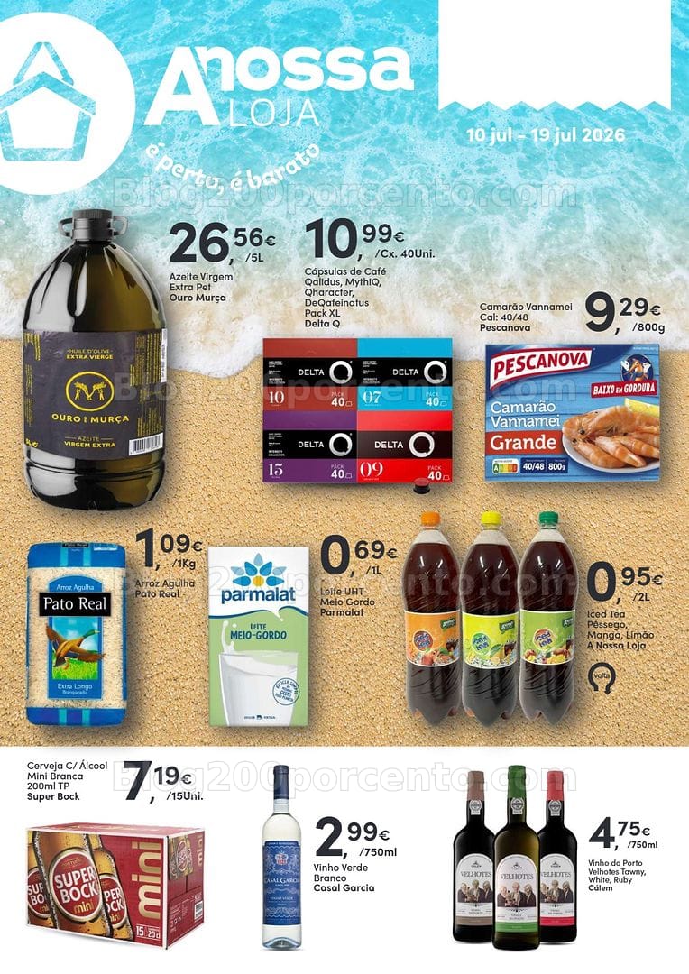 Antevisão Folheto A NOSSA LOJA Promoções de 10 a 19 julho