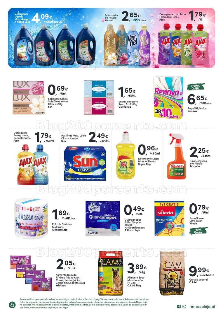 Antevisão Folheto A NOSSA LOJA Promoções de 10 a 19 julho