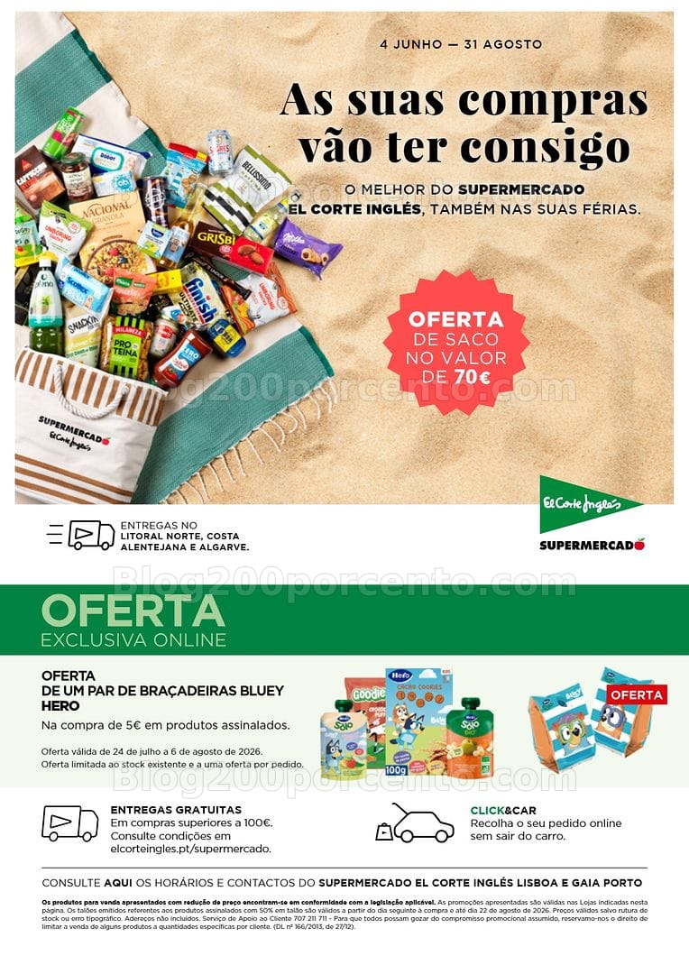 Antevisão Folheto EL CORTE INGLÉS Promoções de 24 julho a 6 agosto