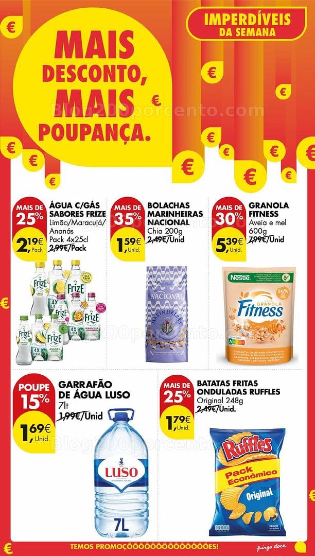 Antevisão Folheto PINGO DOCE Fim de Semana Promoções de 30 julho a 2 agosto