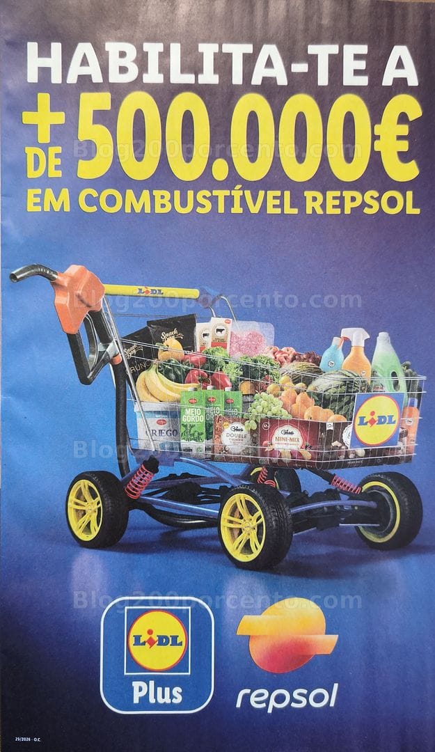 ALERTA - 500.000€ em combustíveis para ganhar no LIDL de 13 julho a 23 agosto