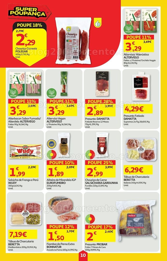 Antevisão Folheto AUCHAN Super Poupança Promoções de 16 a 22 julho