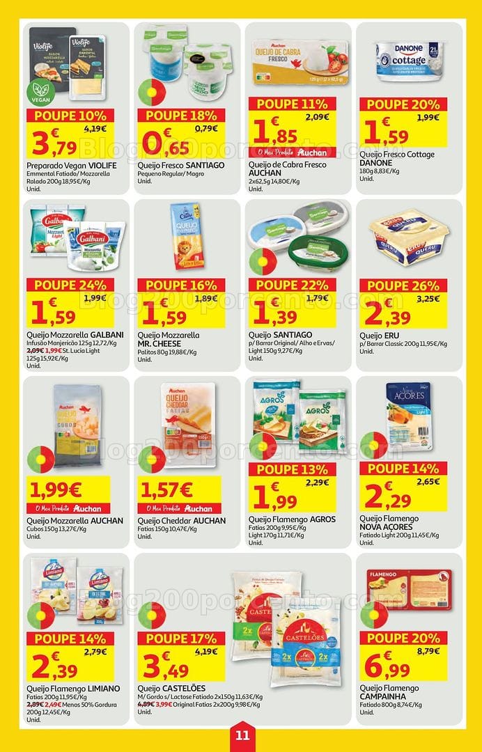 Antevisão Folheto AUCHAN Super Poupança Promoções de 16 a 22 julho