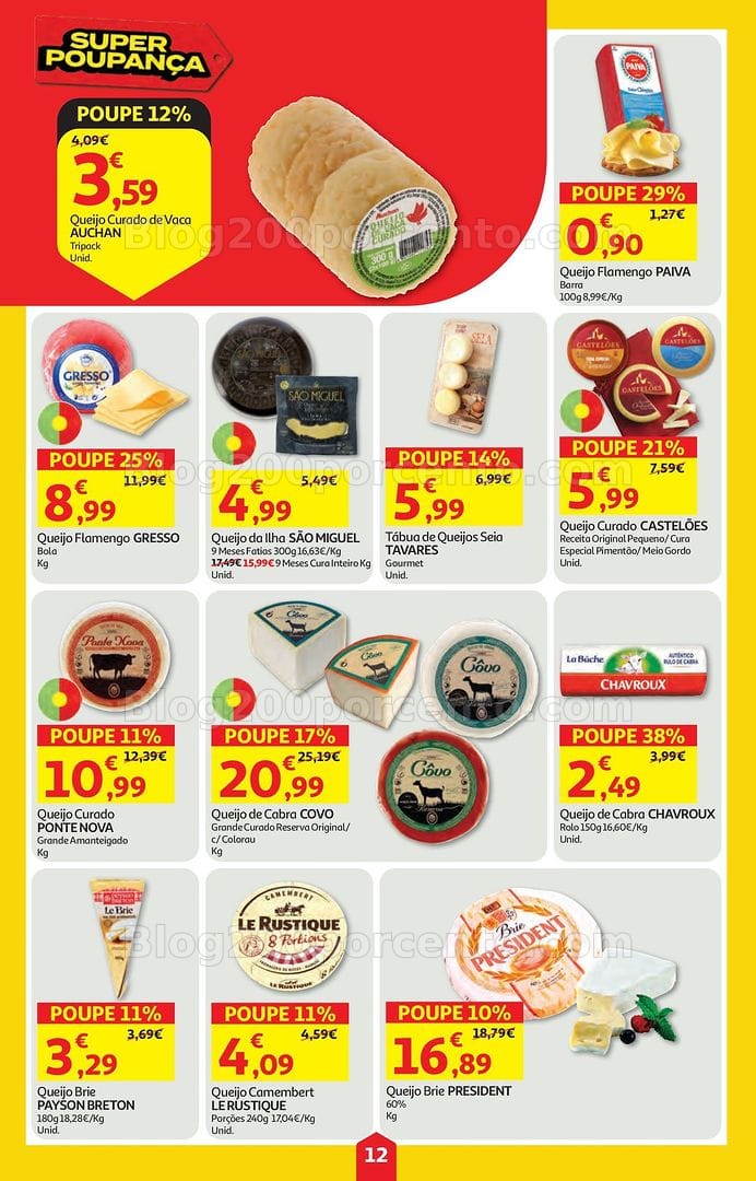 Antevisão Folheto AUCHAN Super Poupança Promoções de 16 a 22 julho