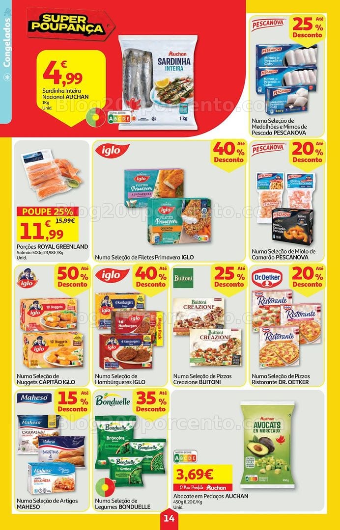 Antevisão Folheto AUCHAN Super Poupança Promoções de 16 a 22 julho