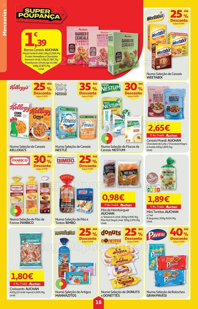 Antevisão Folheto AUCHAN Super Poupança Promoções de 16 a 22 julho