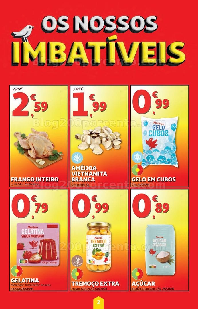 Antevisão Folheto AUCHAN Super Poupança Promoções de 16 a 22 julho