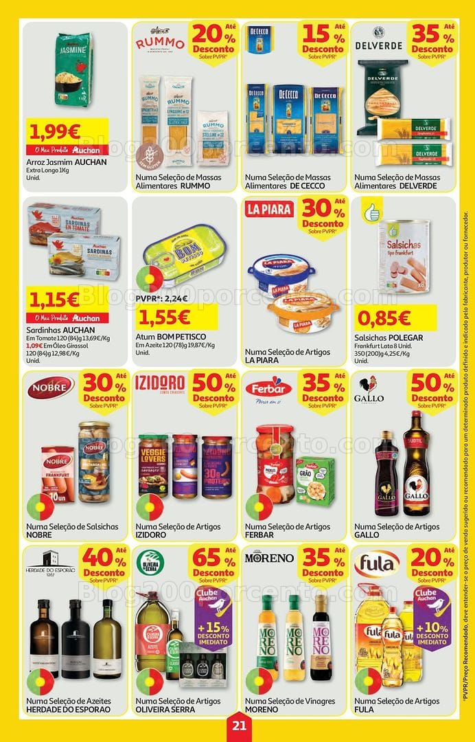 Antevisão Folheto AUCHAN Super Poupança Promoções de 16 a 22 julho