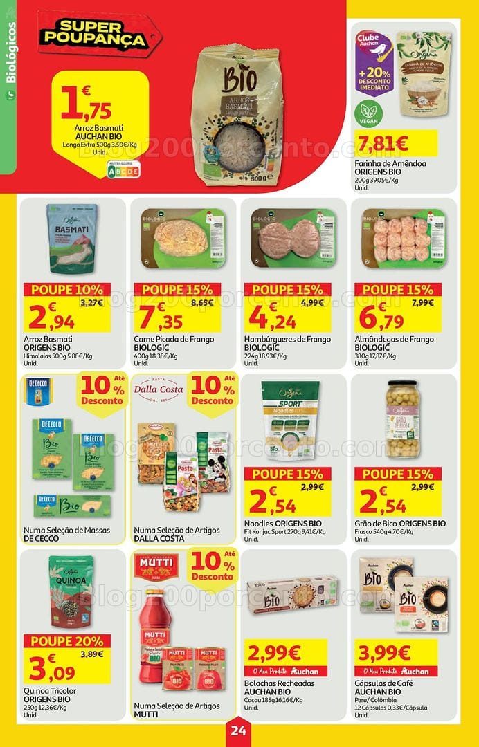 Antevisão Folheto AUCHAN Super Poupança Promoções de 16 a 22 julho