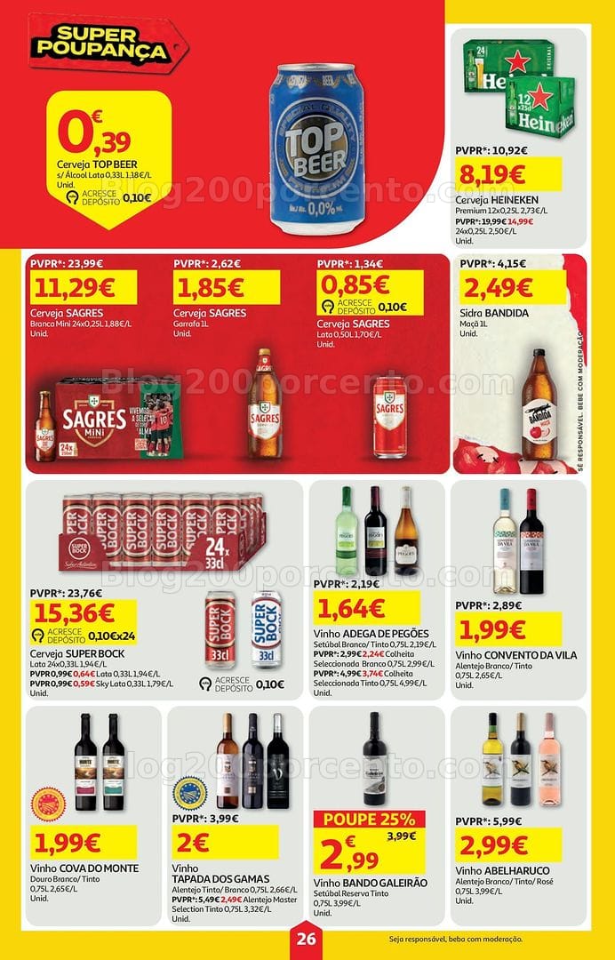 Antevisão Folheto AUCHAN Super Poupança Promoções de 16 a 22 julho