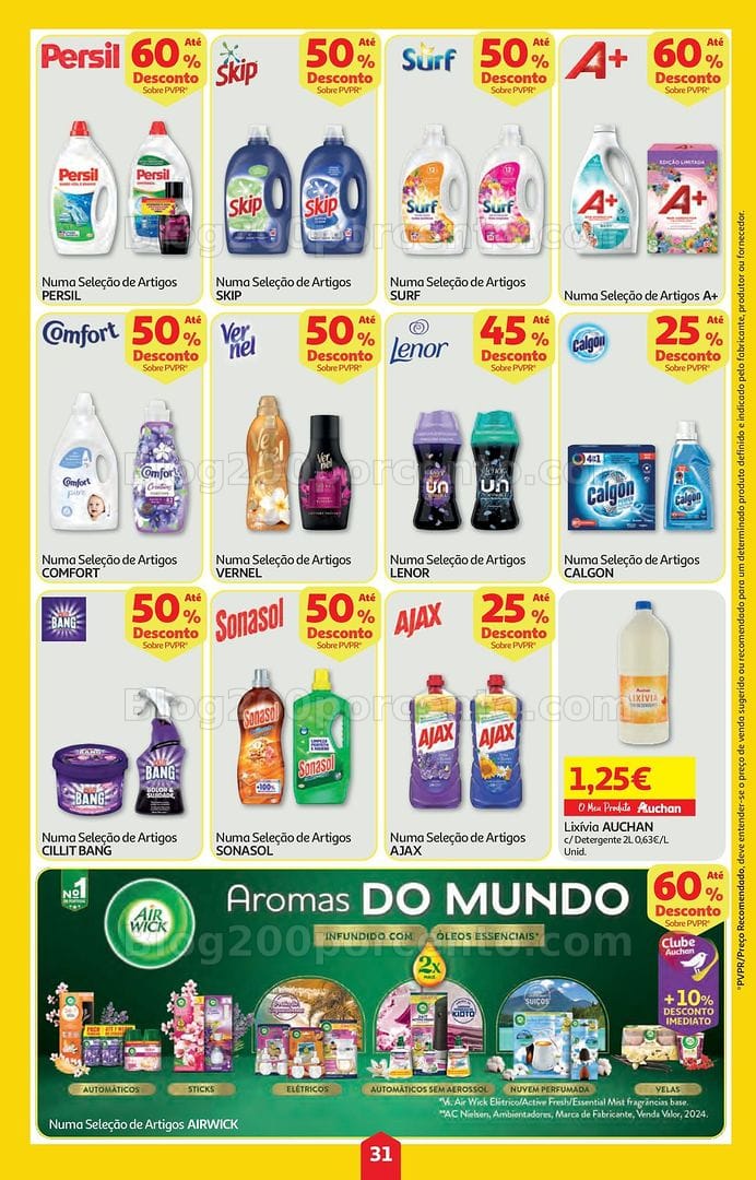 Antevisão Folheto AUCHAN Super Poupança Promoções de 16 a 22 julho