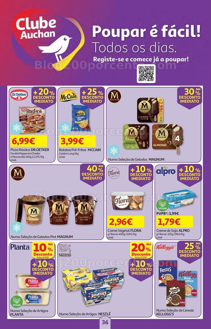 Antevisão Folheto AUCHAN Super Poupança Promoções de 16 a 22 julho