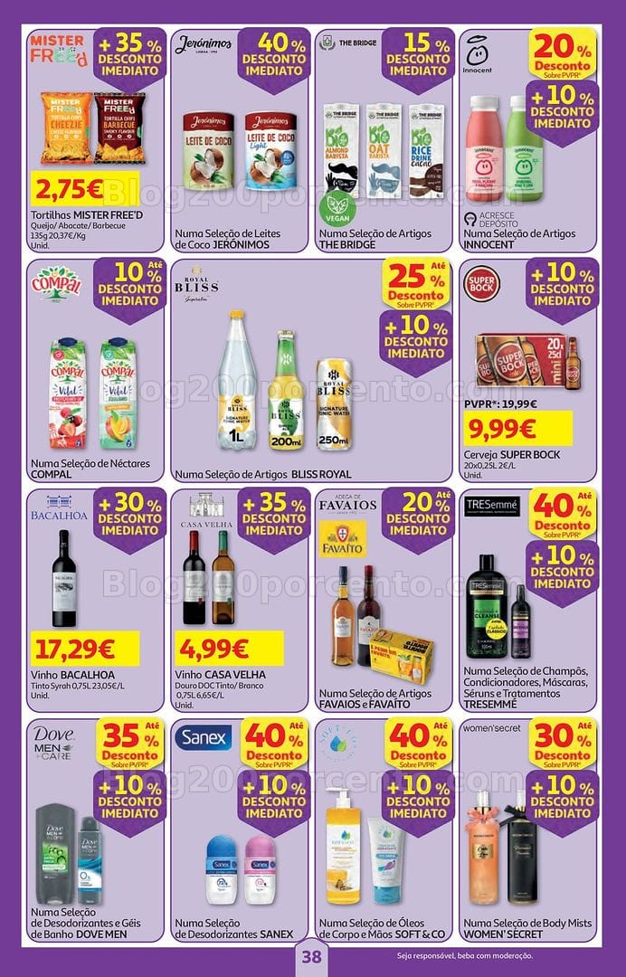 Antevisão Folheto AUCHAN Super Poupança Promoções de 16 a 22 julho